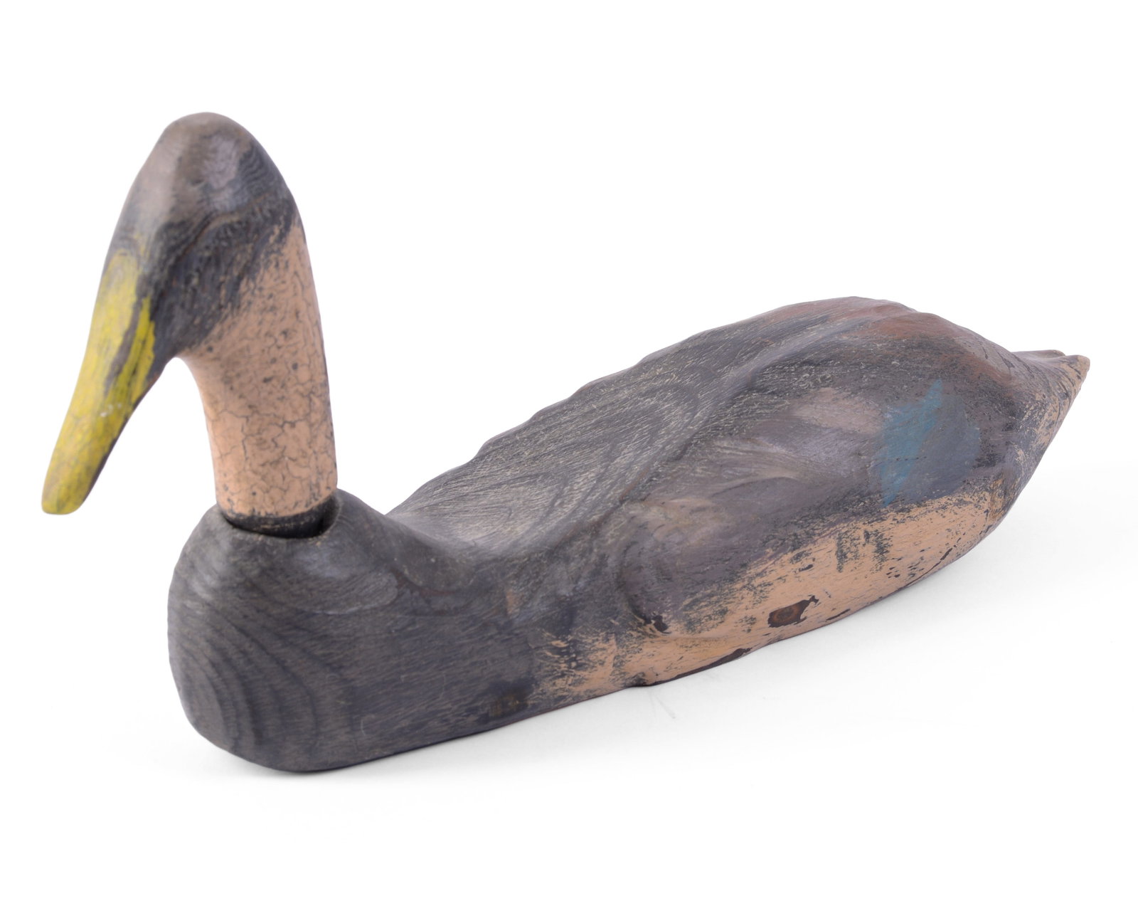 D. Maloney American Black Duck Decoy.: Length 12 inches, signed at base.