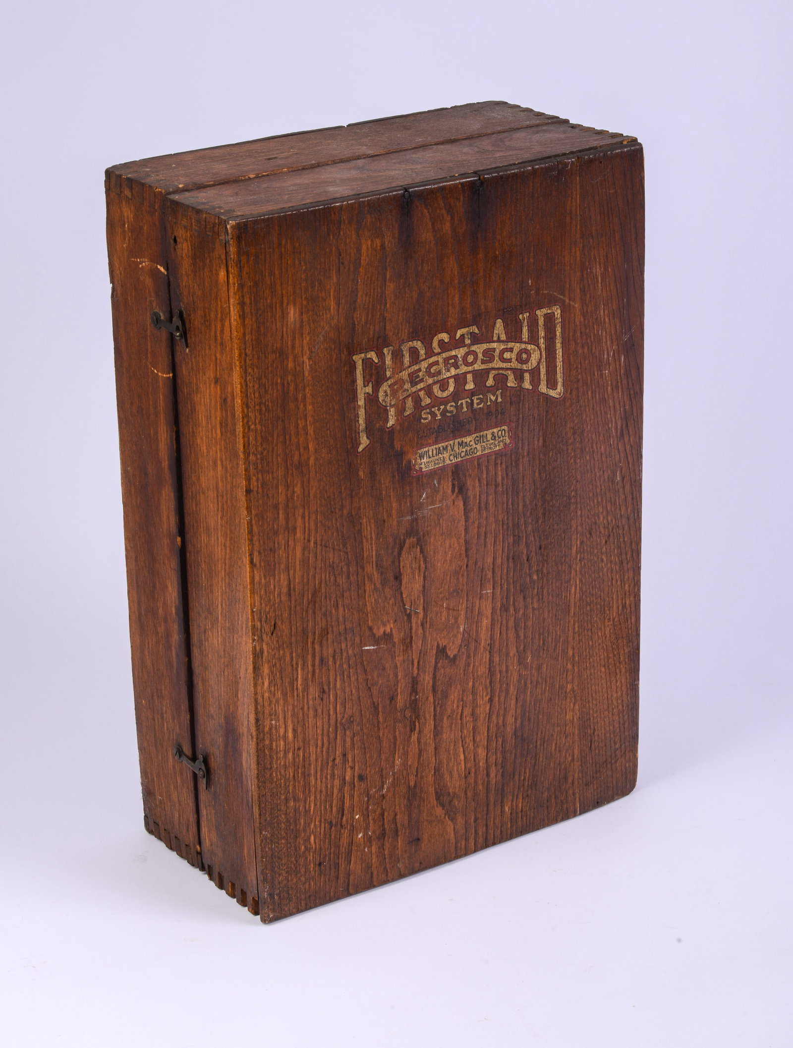 Curio Box.: 16 x 11 x 5.5 inches Recroso First Aid kit.