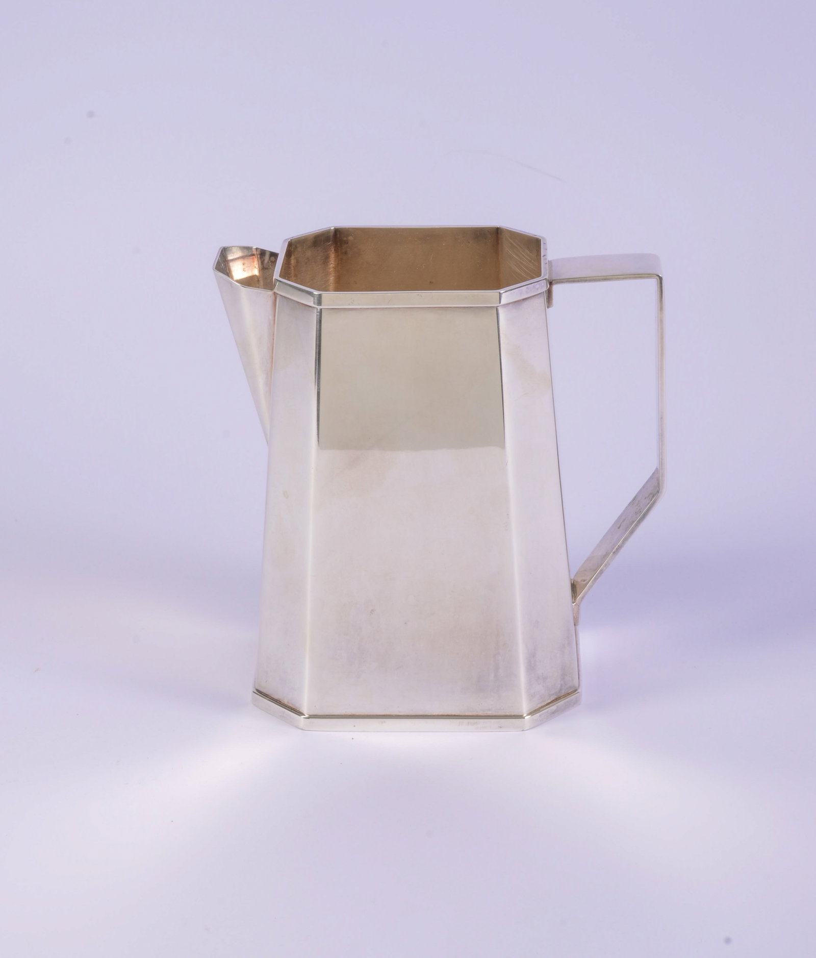 St. James Brazilian Silverplate Pitcher.: Height 7 inches.
