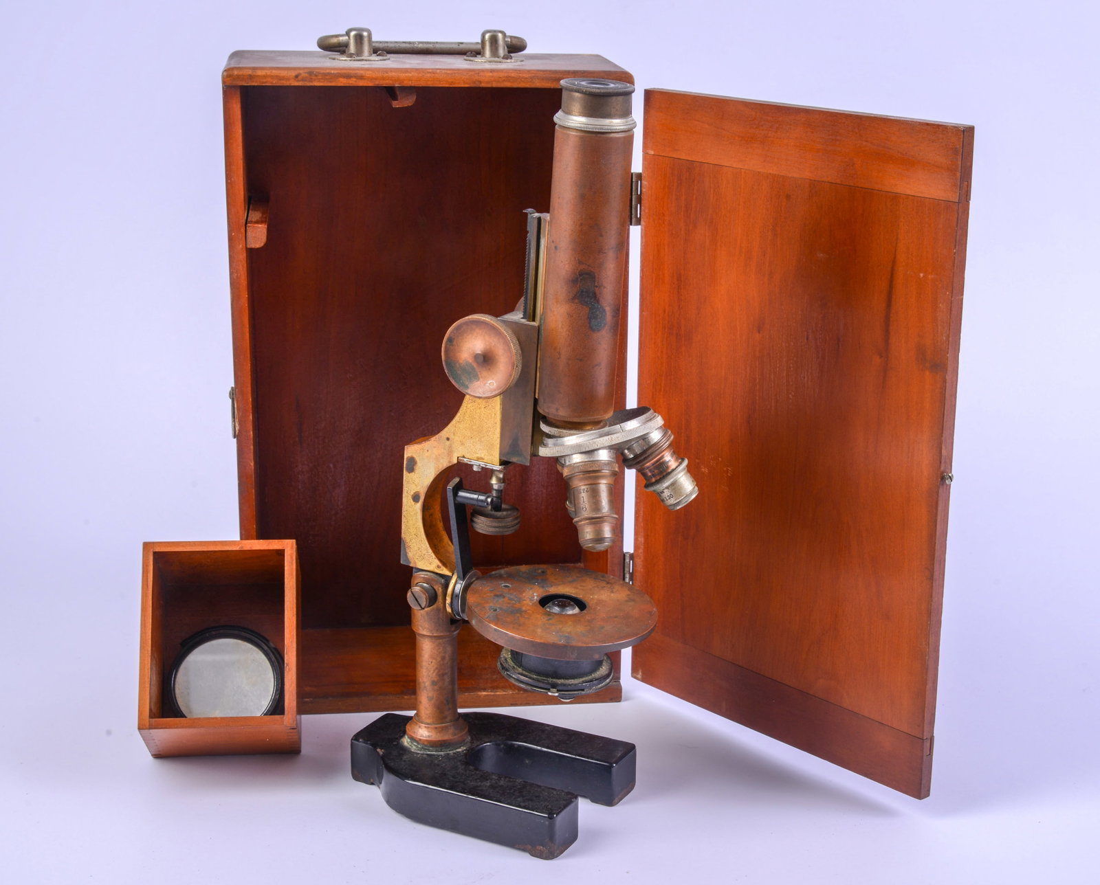 Zeiss Microscope With Case. - 2