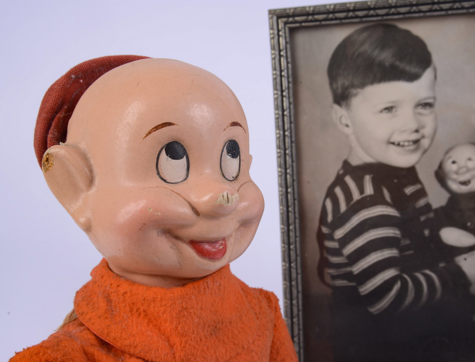 1930's Dopey Composition Doll. - 4