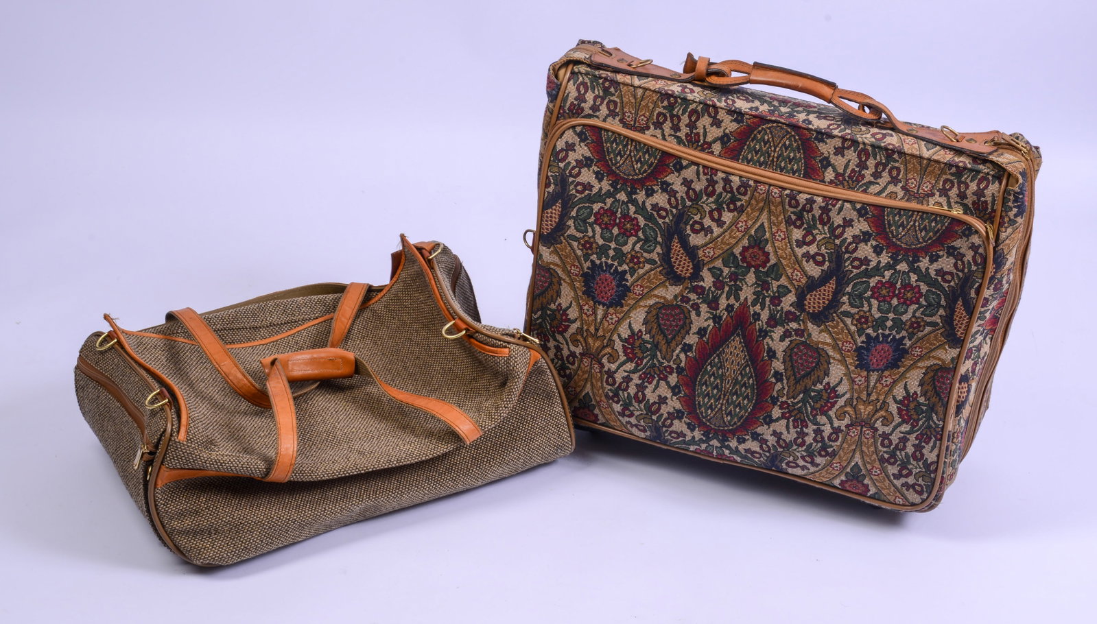 Two Hartman Suitcases.: Larger 19 x 22 inches.