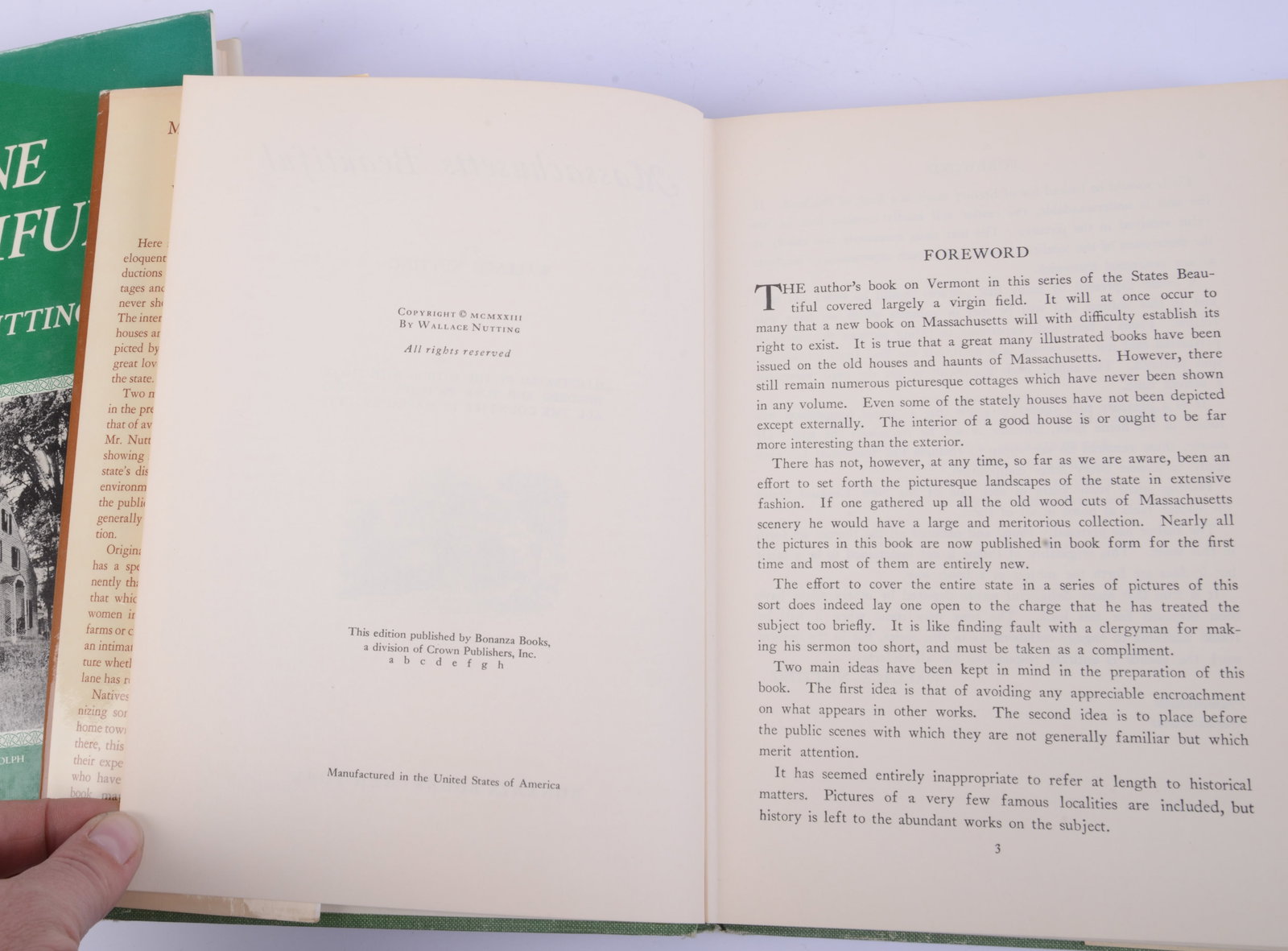 Three Wallace Nutting Books. - 3