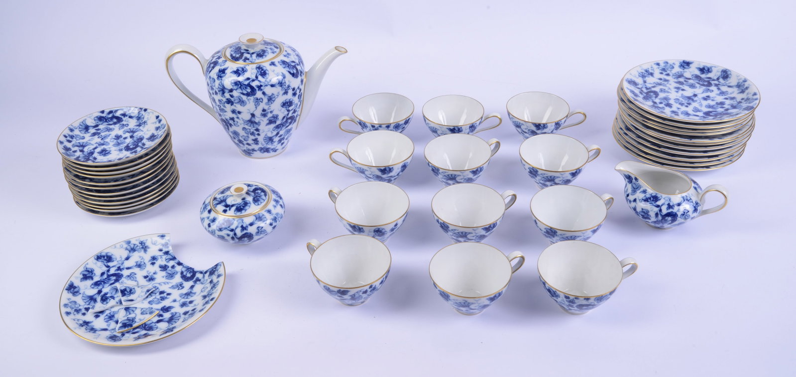 KPM Porcelain Tea Service. (1 of 6)