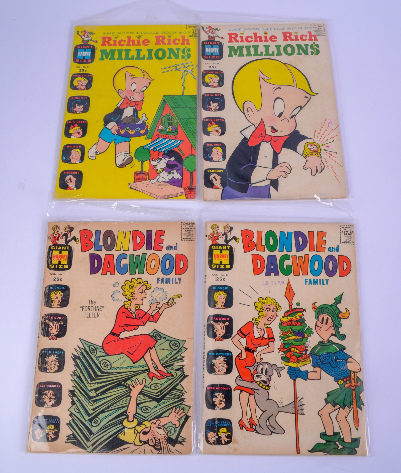 Four Harvie Comics Books. (1 of 3)