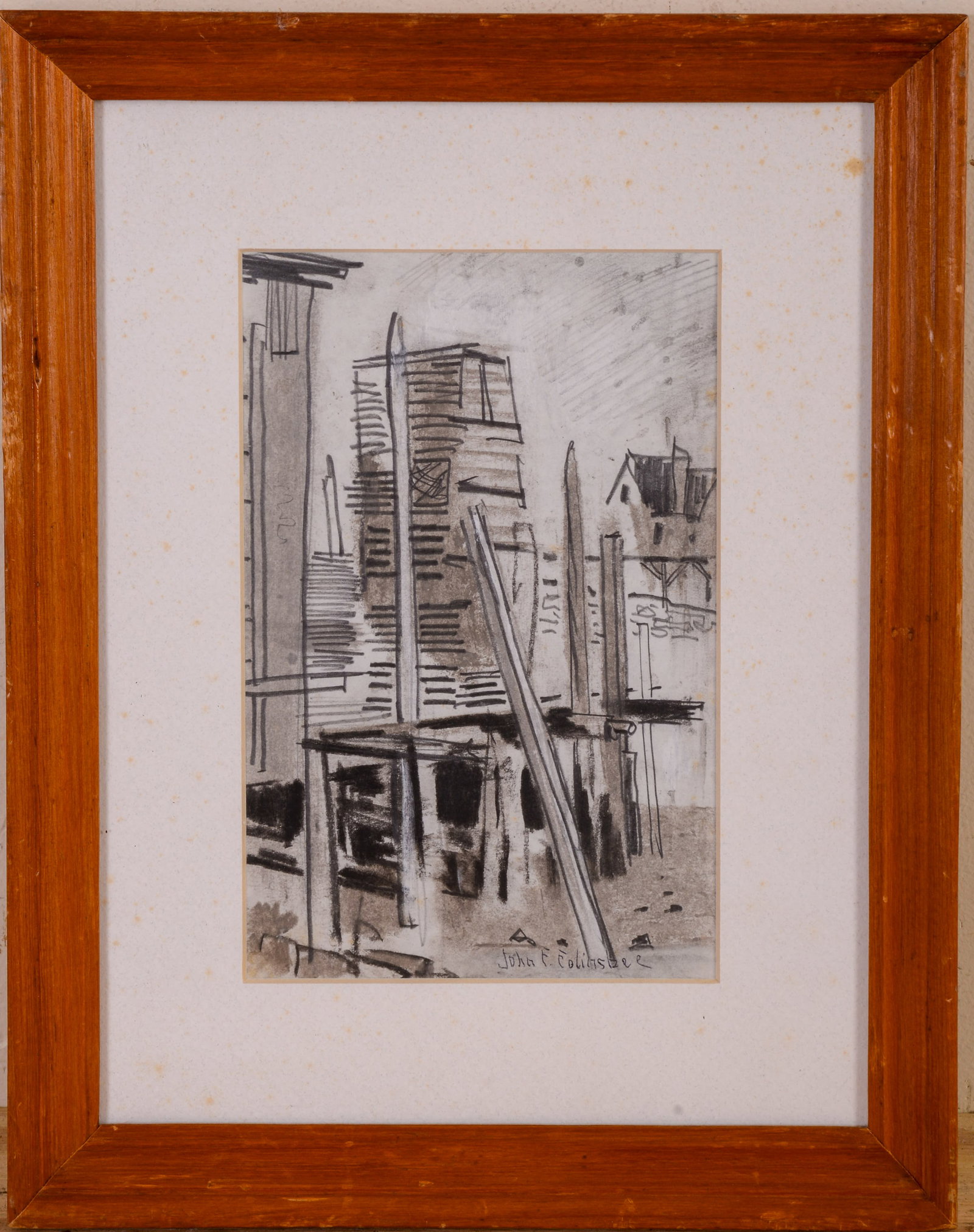 John F. Folinsbee (1872-1972). Maine Dock. (1 of 3)