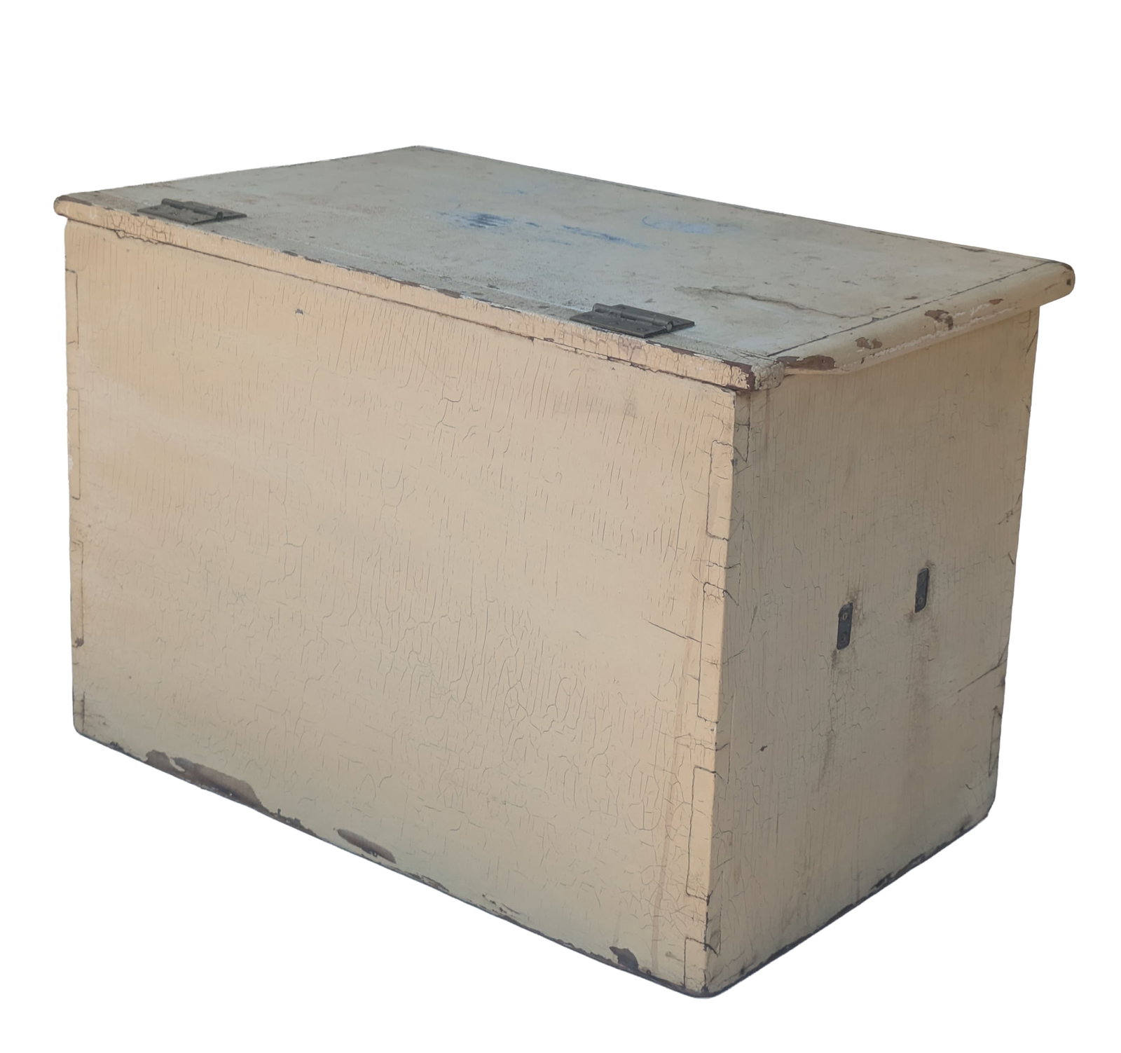 Box in Yellow Paint. - 2