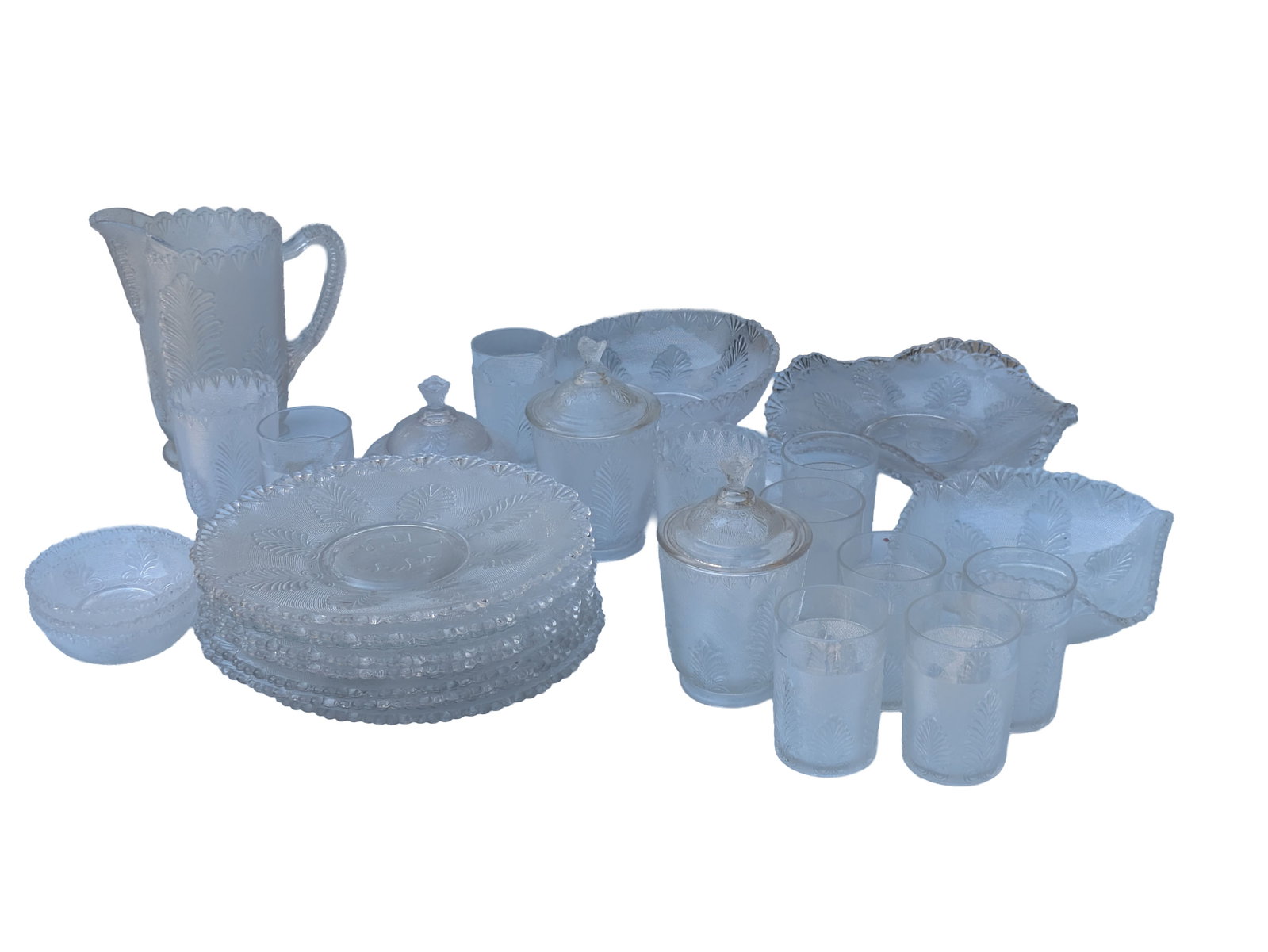 Group of Pressed Glass. (1 of 3)