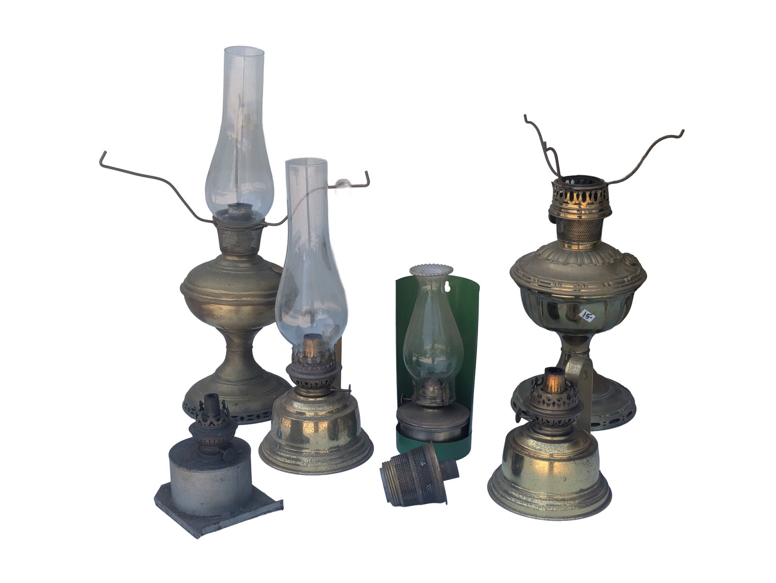 Six Lanterns.: Heights 7 to 14 inches.