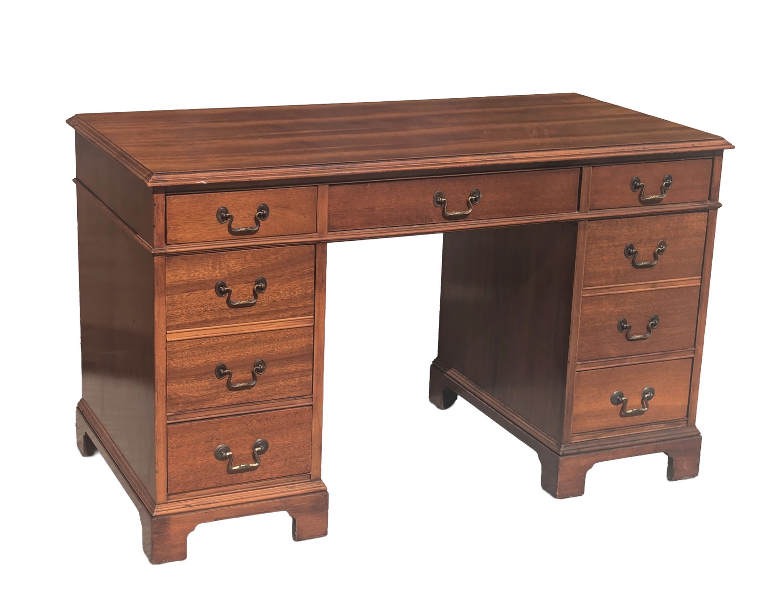 Small Partner's Desk.: Height 30 inches, width 47 inches, depth 20 inches.