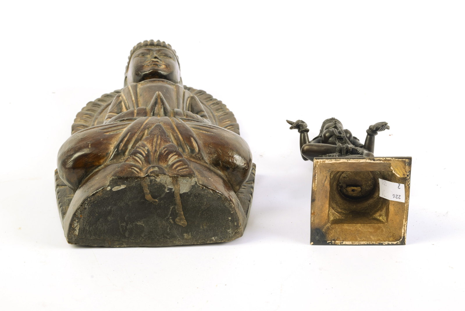 Two Tibetan Religious Statues. - 3