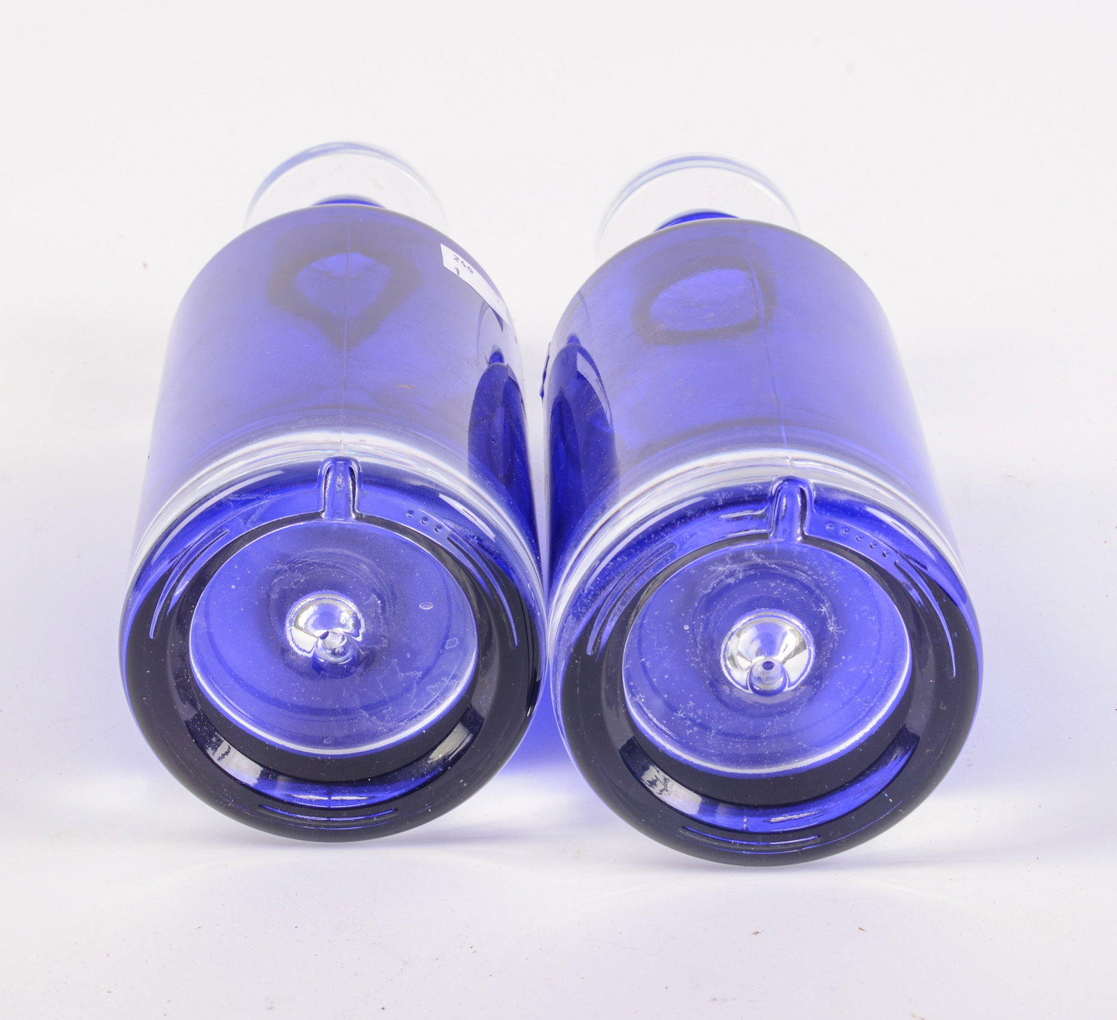 Two Cobalt Blue Decanters. - 3