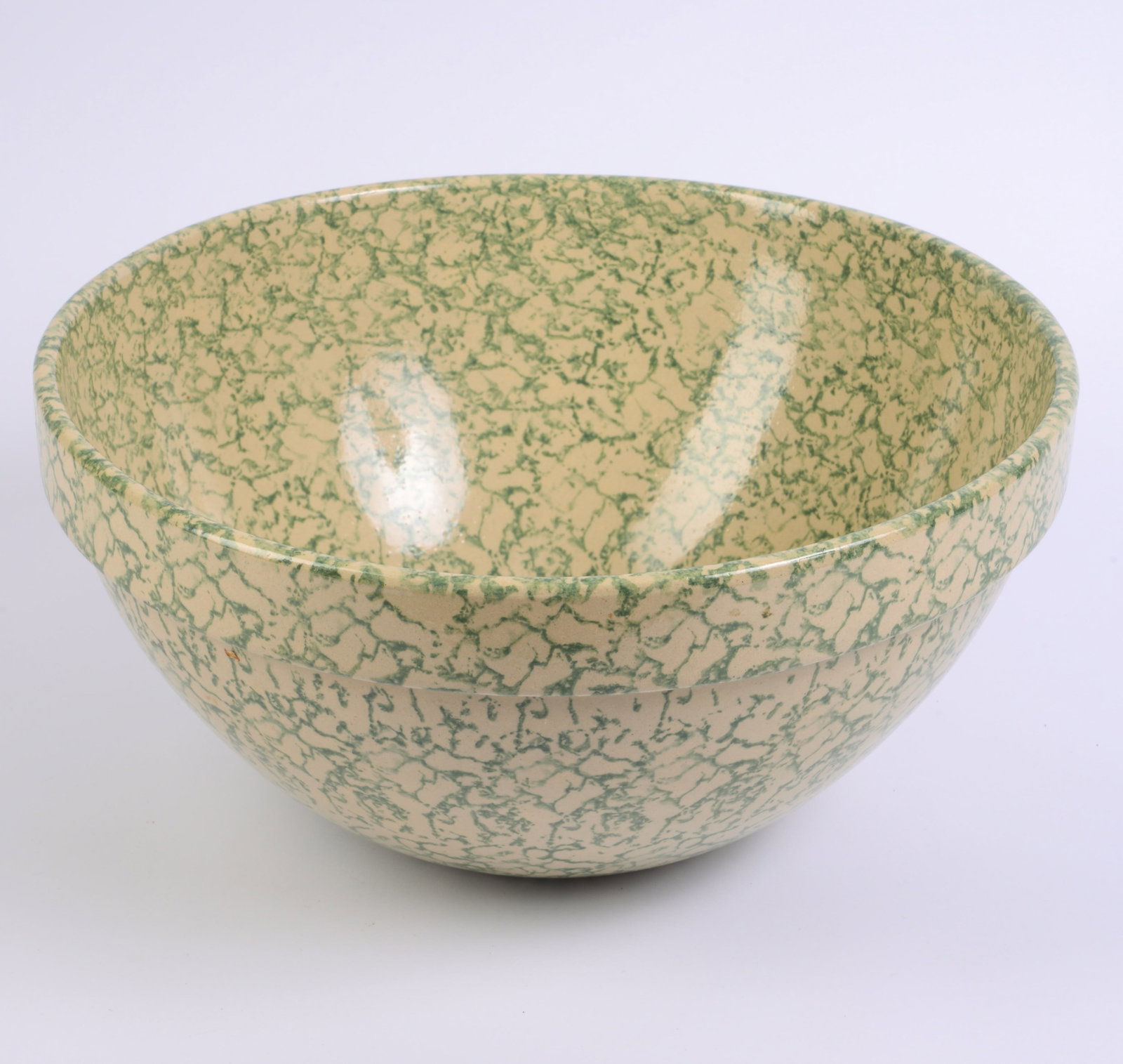 Large Ramsbottom Spatterware Bowl. - 2