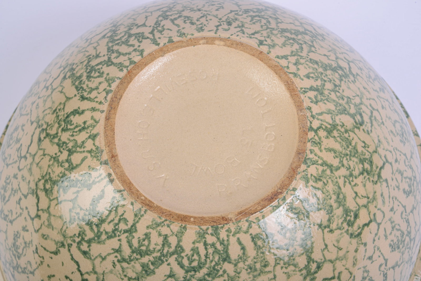 Large Ramsbottom Spatterware Bowl. - 4