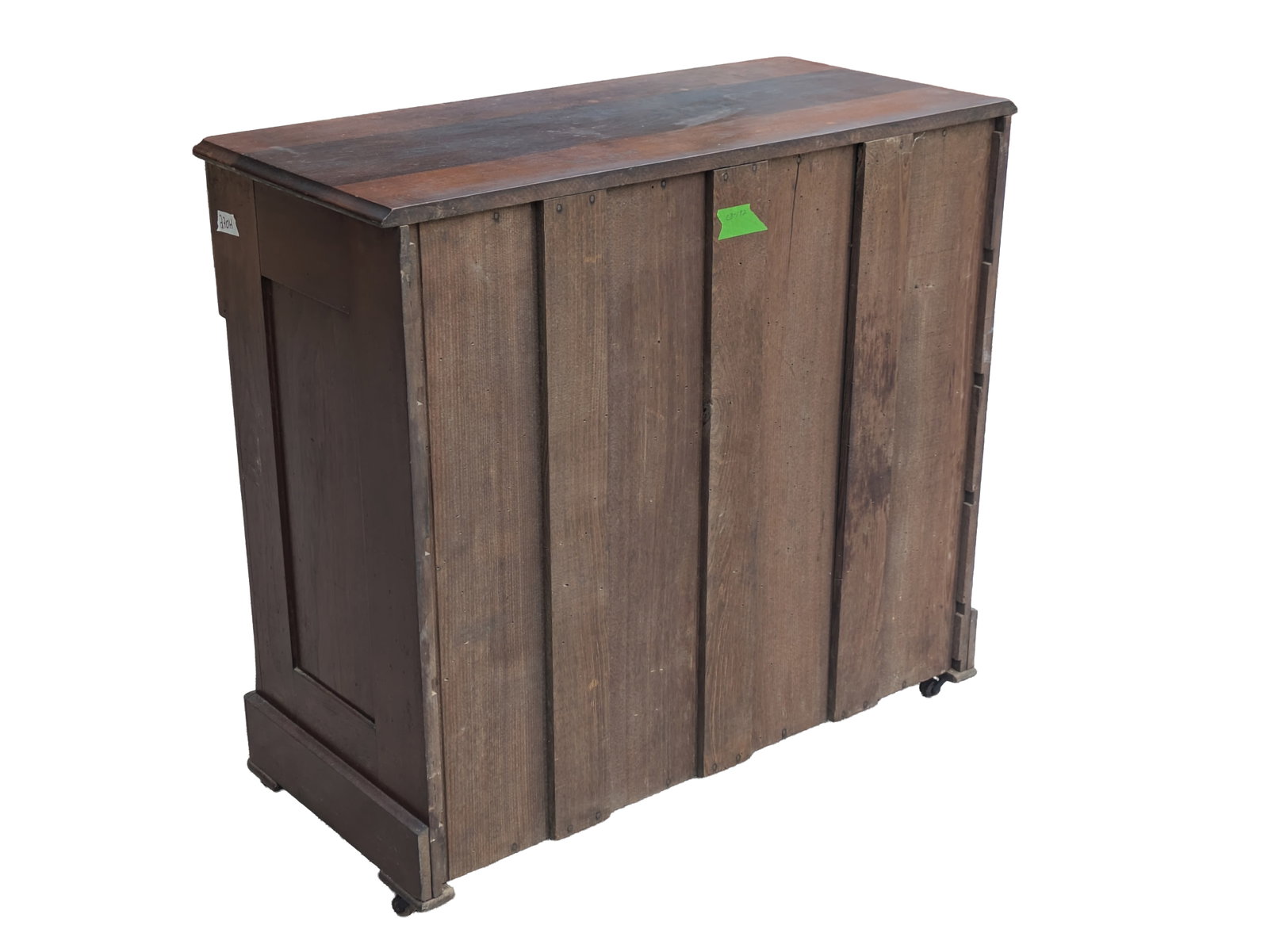 19th C Walnut Five Drawer Chest - 2