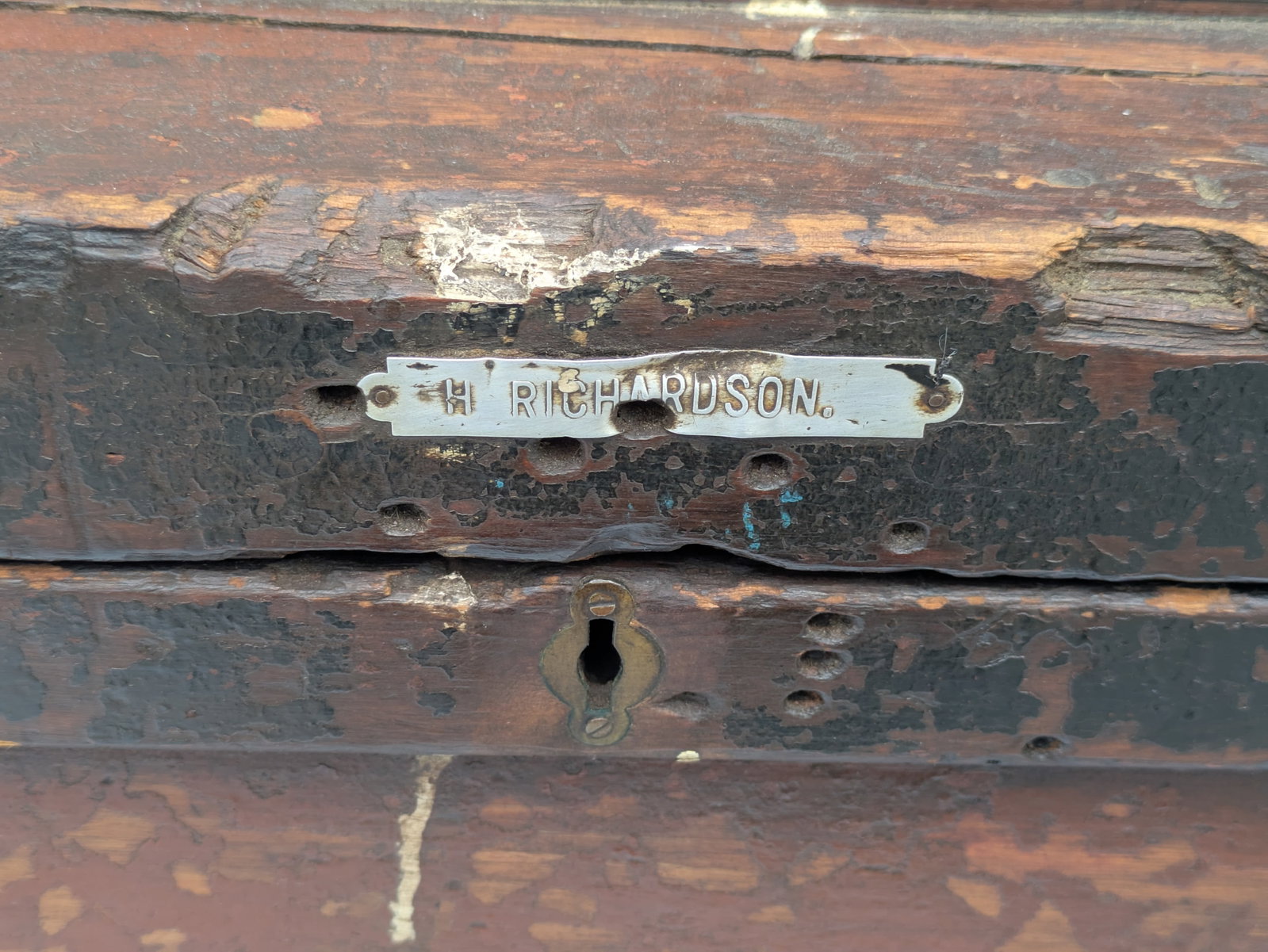 19th C Brass Bound Tool Chest - 3