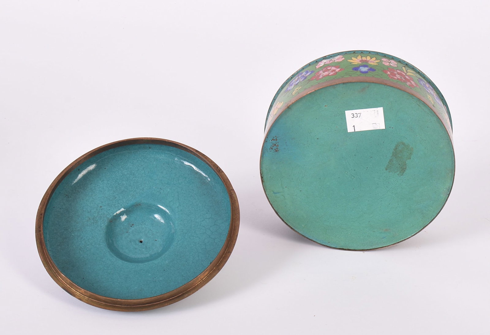 Chinese Cloissonne Box. - 4