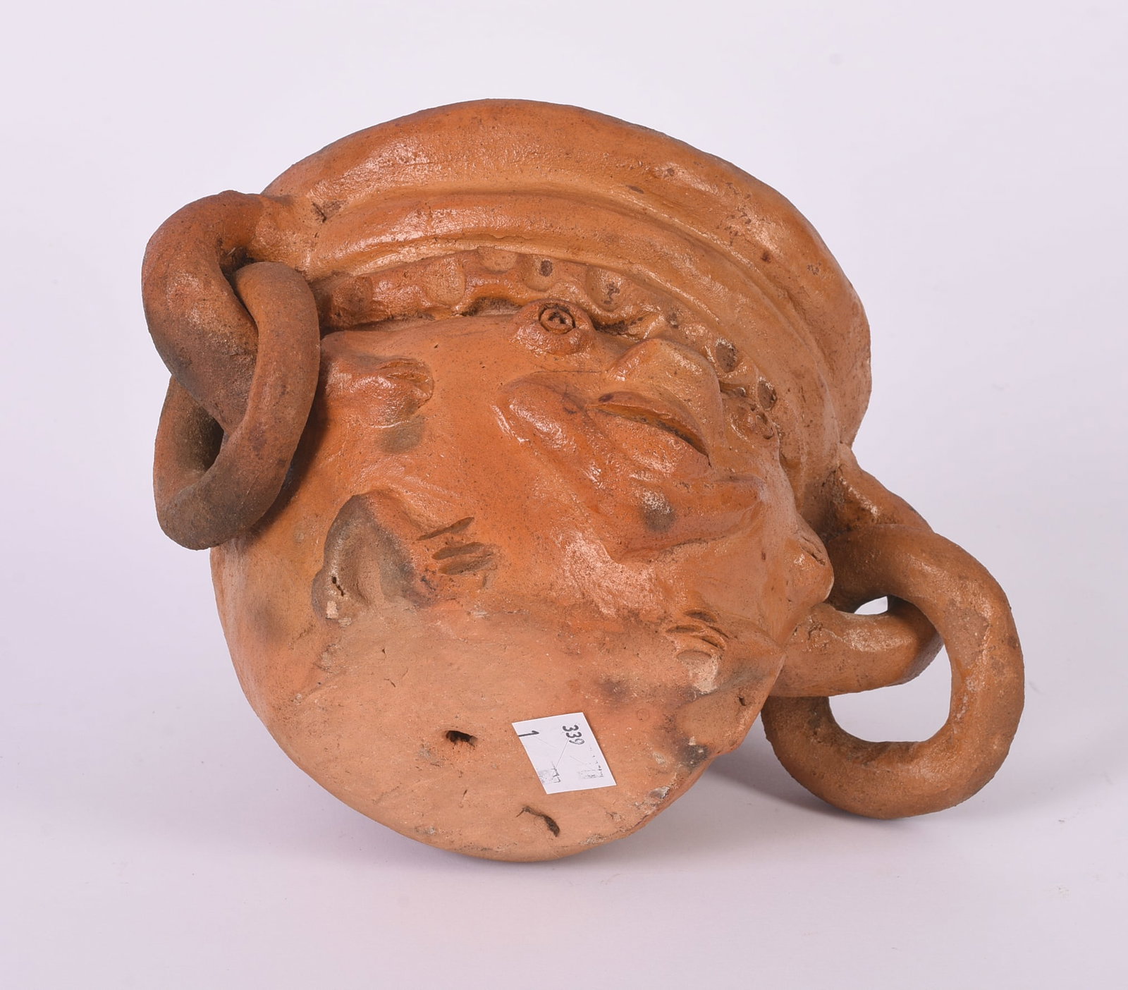 Studio Pottery Face Bowl. - 6