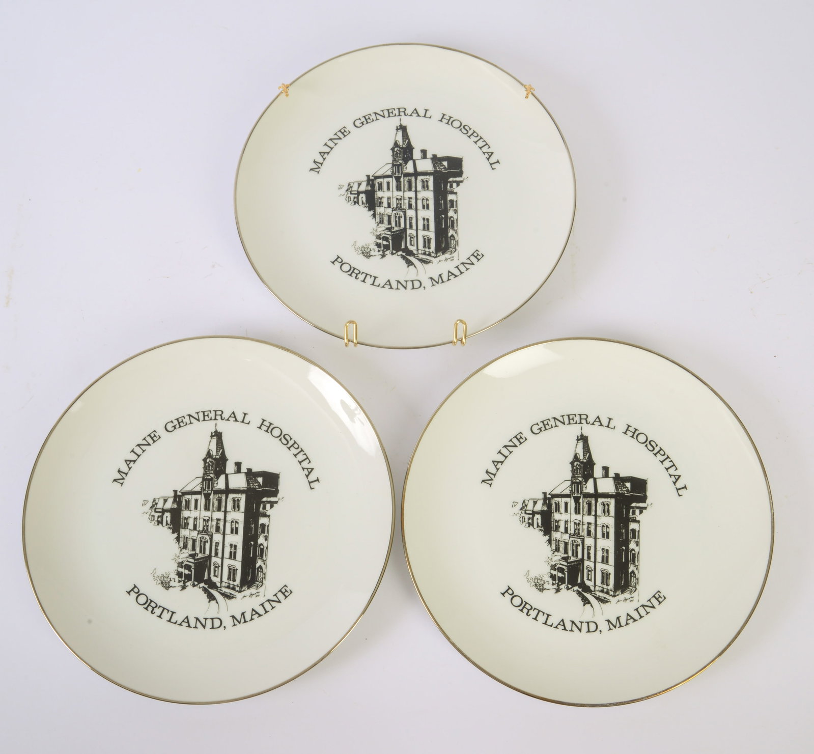 Three Maine General Plates.