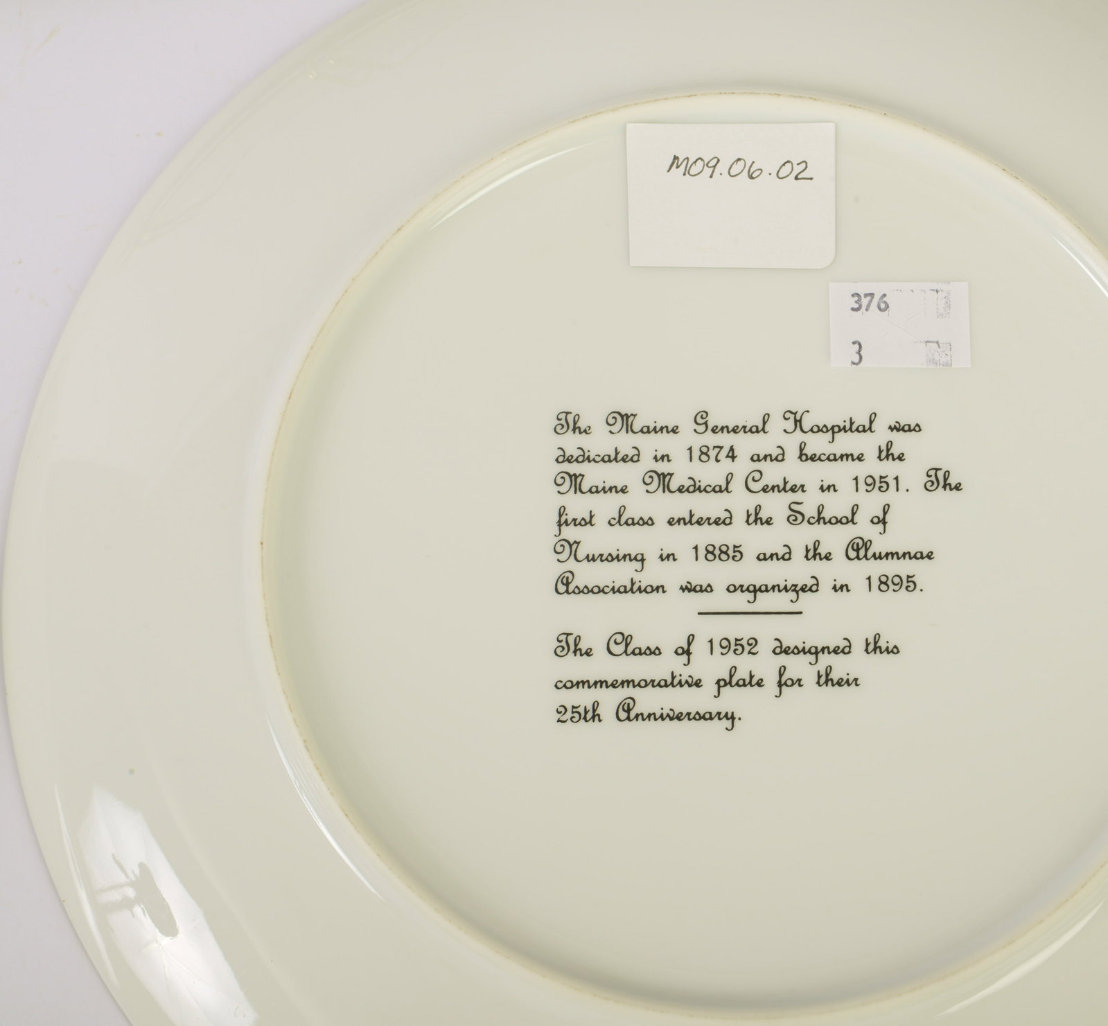 Three Maine General Plates. - 3