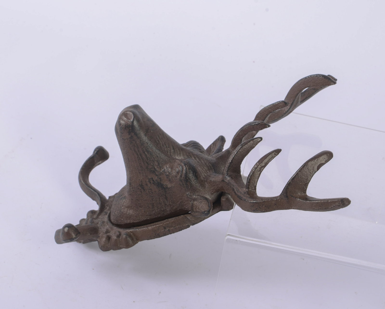 Cast Iron Stag Wall Hook. - 2