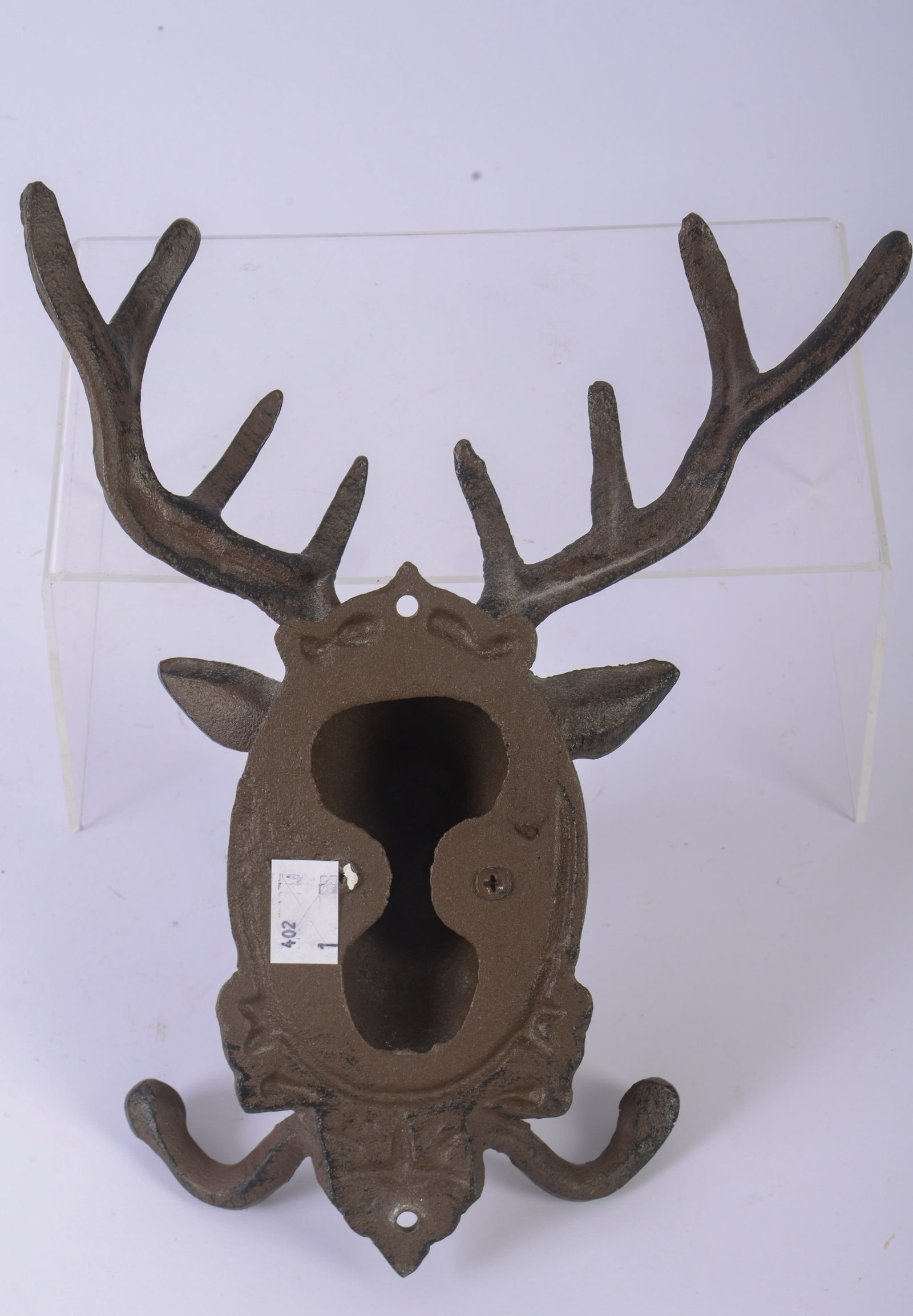 Cast Iron Stag Wall Hook. - 3
