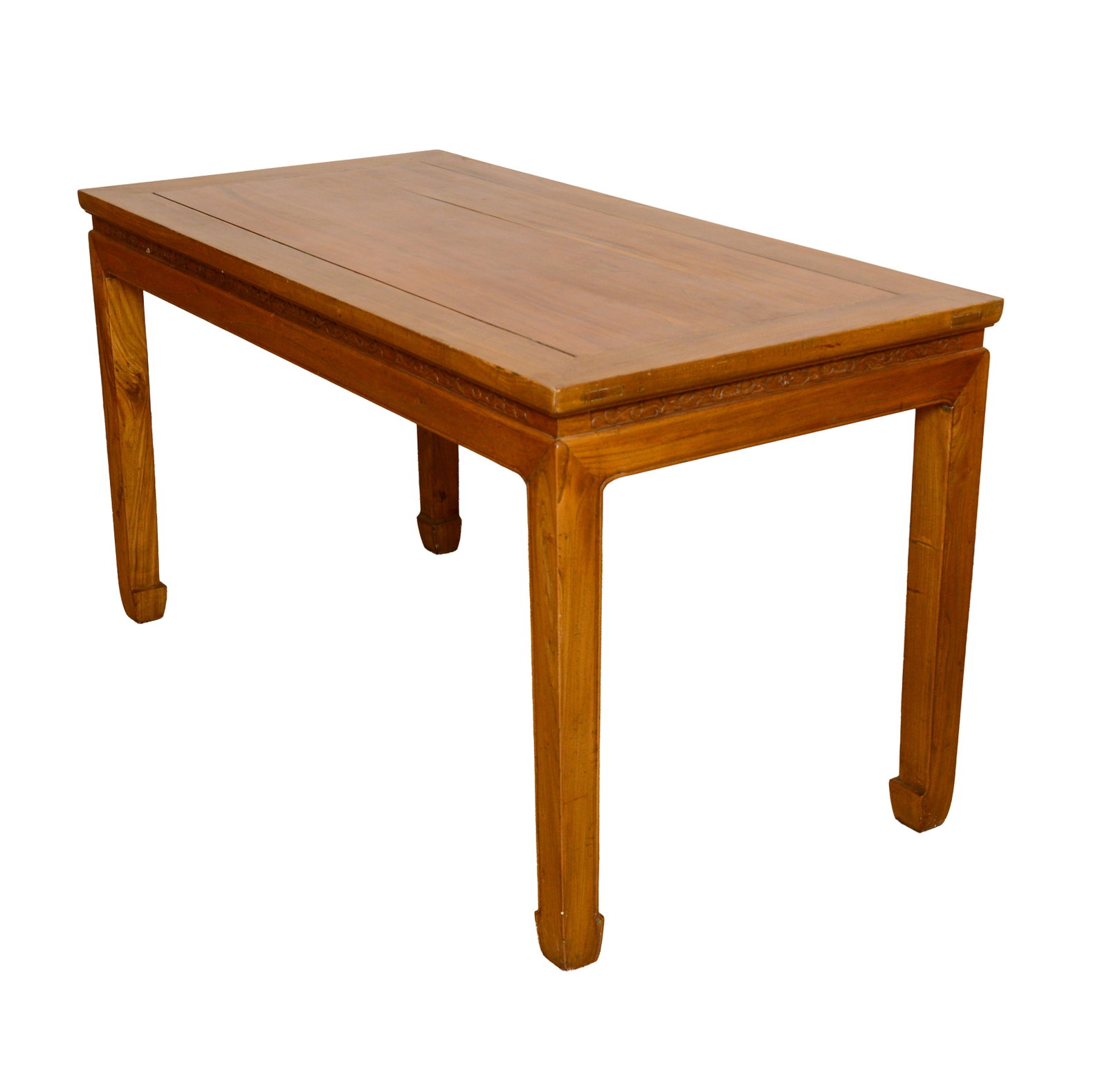 Chinese Carved Hardwood Dining Table. (1 of 3)