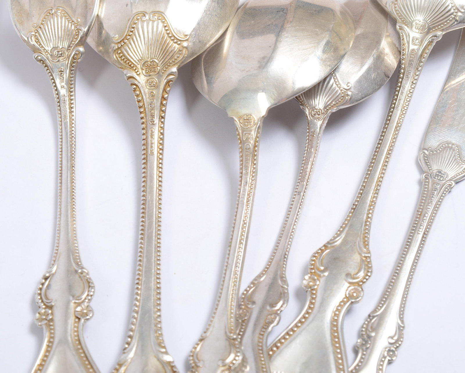 Towle Sterling Silver Flatware Service. - 3