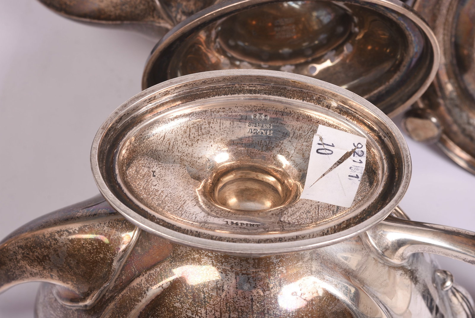 Gorham Sterling Silver Tea Service. - 11