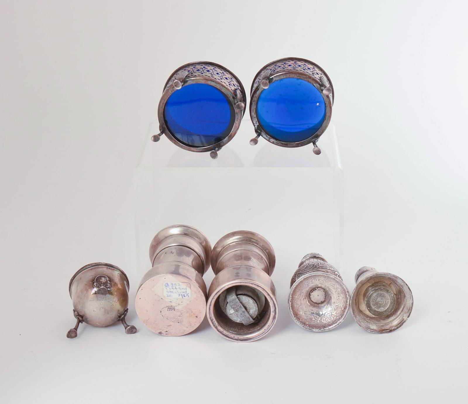 Five Silver Salts and a Pepper Grinder. - 4