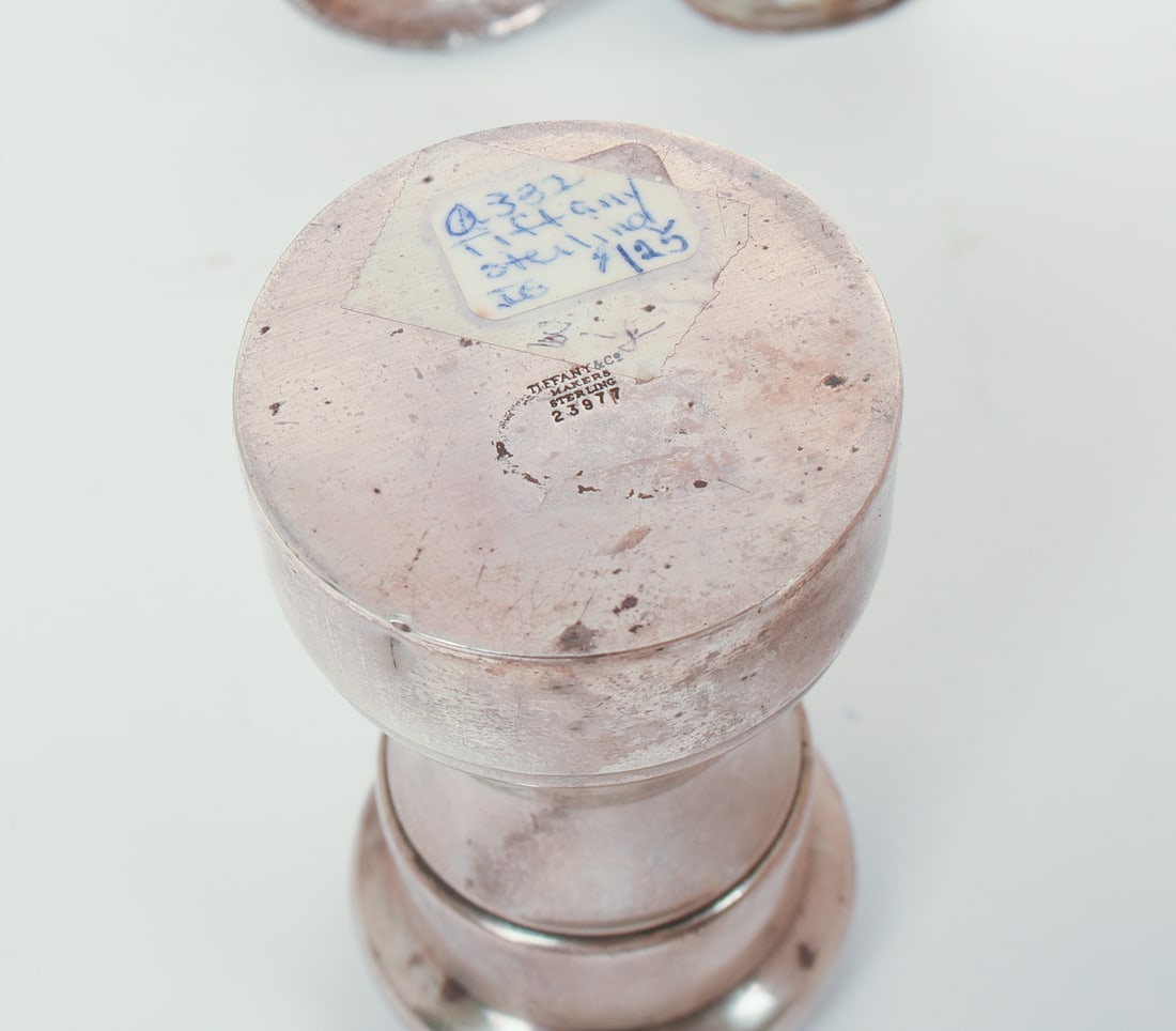 Five Silver Salts and a Pepper Grinder. - 5