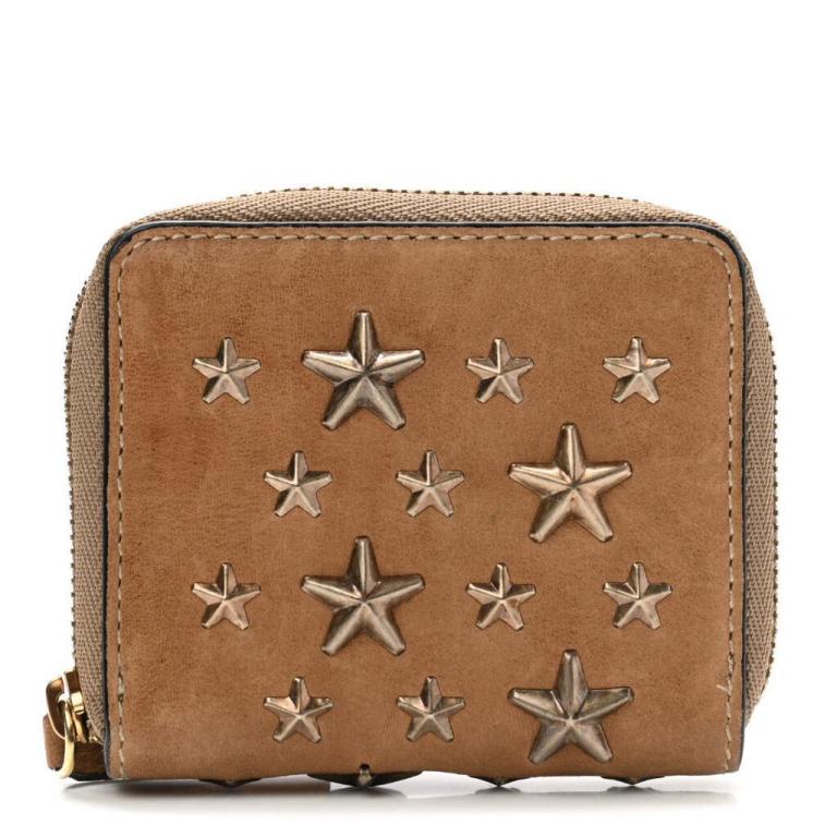 Jimmy Choo Calfskin Filipa Star Compact Zip Around Wallet (1 of 6)