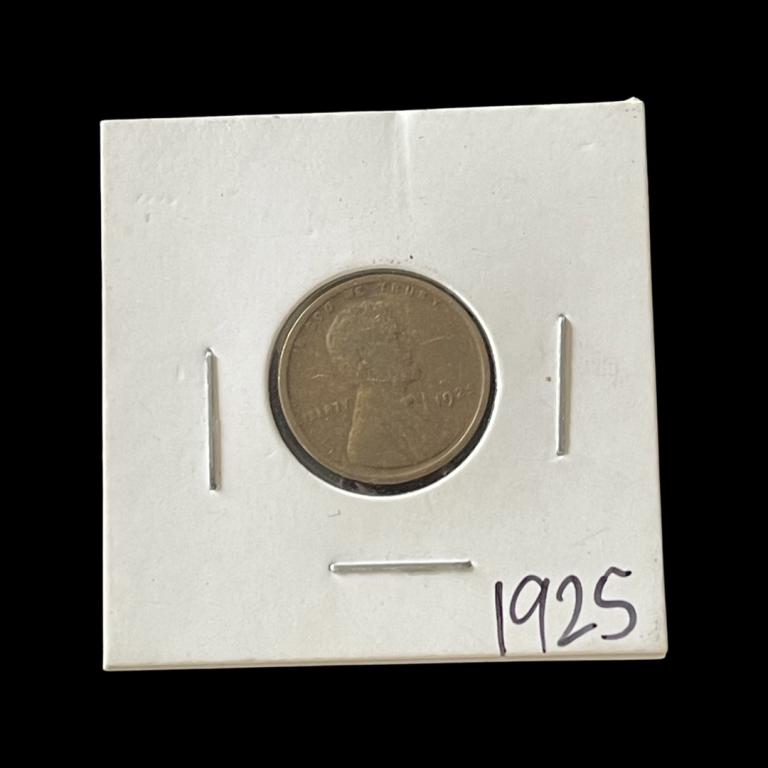 1925 Uncirculated Strike Error Lincoln Wheat Penny (1 of 2)