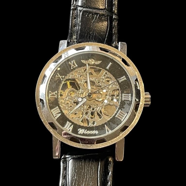 Vintage Skeleton Dial Swiss Automatic Watch (1 of 5)