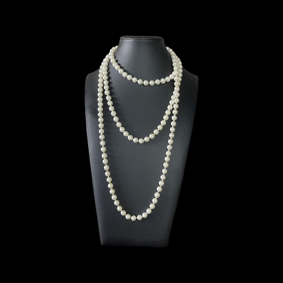 60" Cultured Akoya Pearl Single Strand Necklace (1 of 4)