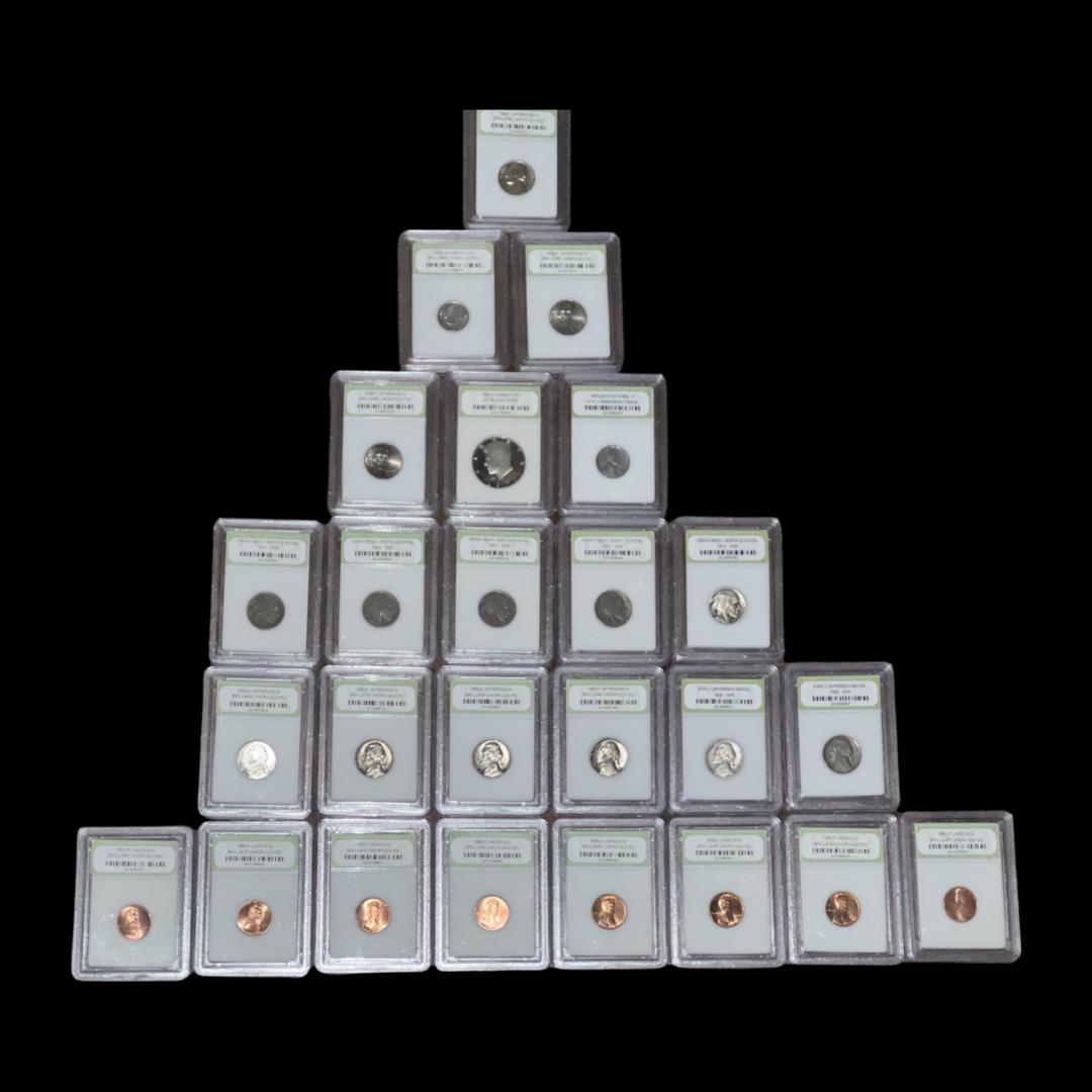 Bulk Coin Collector Dream Lot 25 Slabbed/Graded Coins (1 of 5)