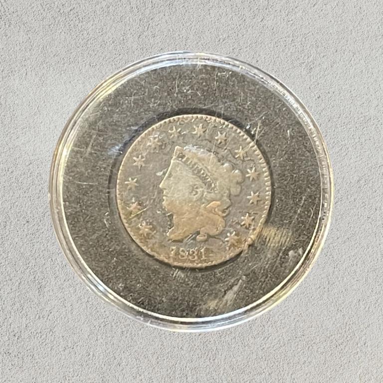 1831 Coronet Liberty Head Large Cents Rare (1 of 2)