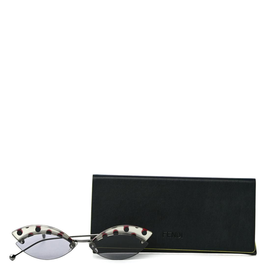 Fendi Defender Butterfly Polka Dot Sunglasses (1 of 7)