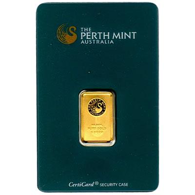 Perth Mint 5 Gram Gold Bar (1 of 1)