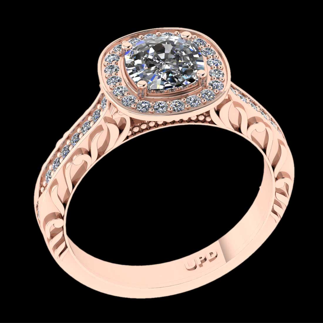 2.50 Ctw VS/SI1 Diamond 14K Rose Gold Engagement Halo R (1 of 2)