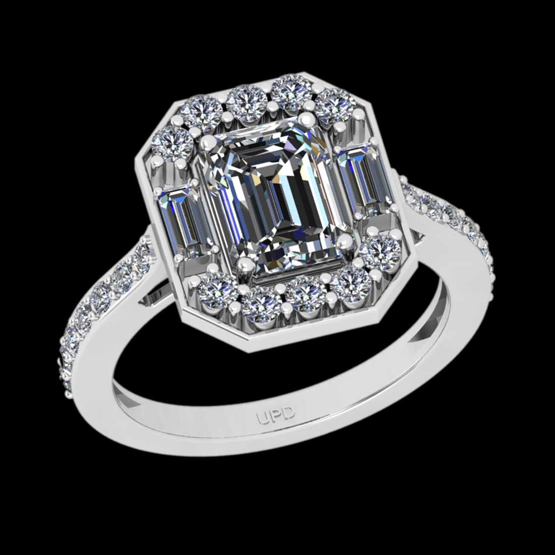 1.88 Ctw VS/SI1 Diamond 14K White Gold Engagement Ring (1 of 2)