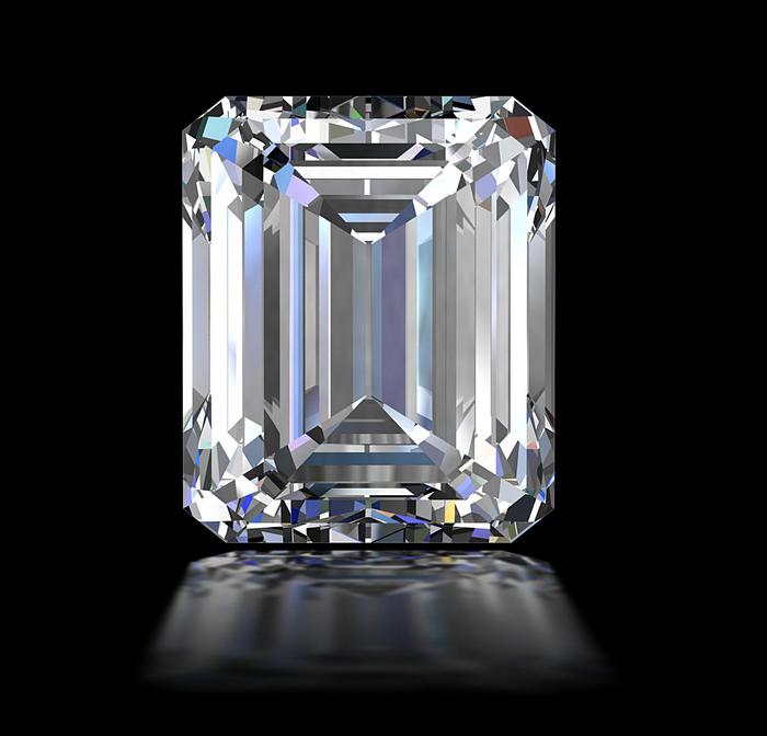 4.01 ctw VVS2 Certified (ALL DIAMOND ARE LAB GROWN )Eme (1 of 1)