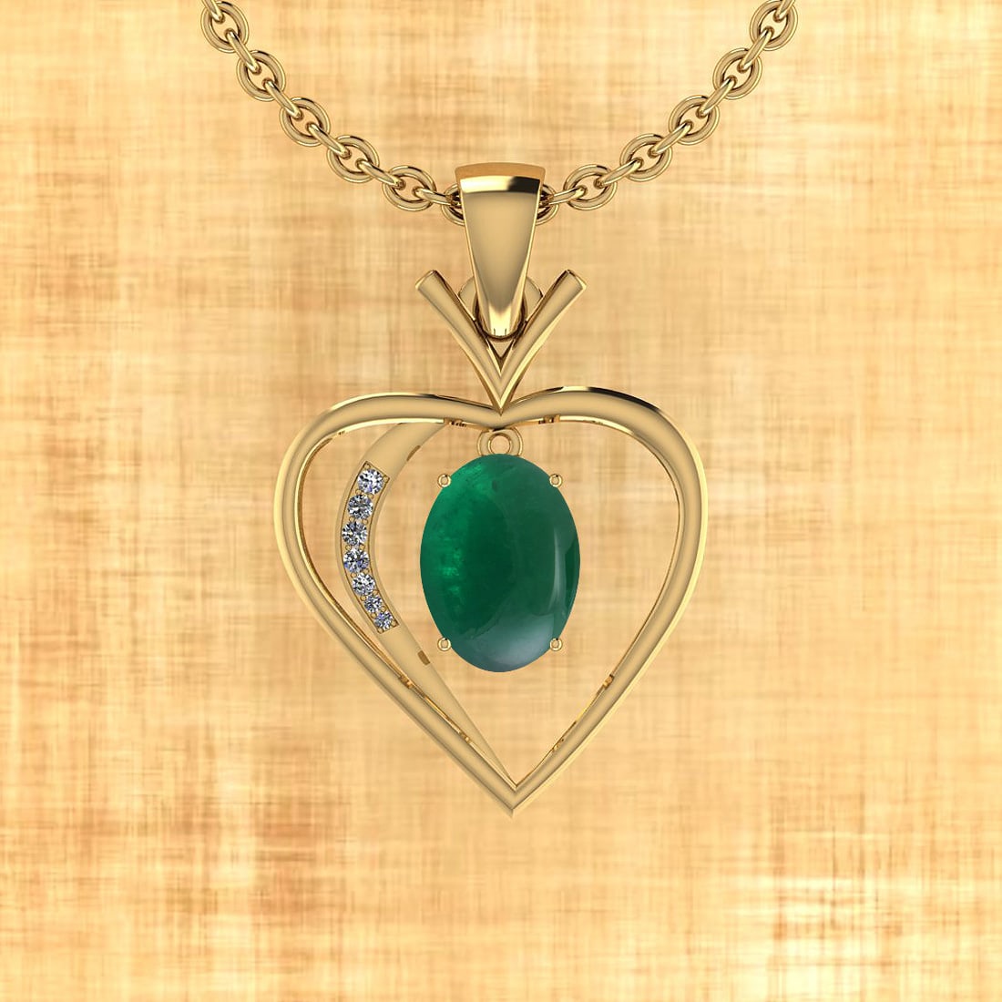 Certified 23.46 Ctw VS/SI1 Emerald And Diamond 14k Yell (1 of 1)