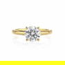 CERTIFIED 0.91 CTW D/VS1 ROUND DIAMOND SOLITAIRE RING I