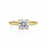 CERTIFIED 0.91 CTW D/VS1 ROUND DIAMOND SOLITAIRE RING I