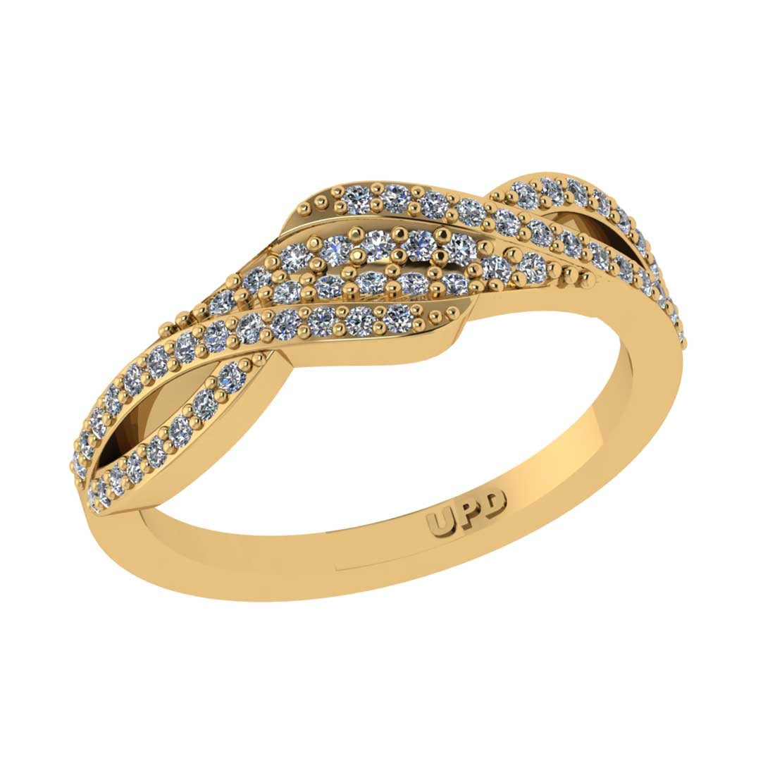 0.36 Ctw I2/I3 Diamond 14K Yellow Gold Engagement Ring (1 of 2)