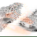 Certified 2.00 Ctw SI2/I1 Diamond 14K Rose Gold Bridal