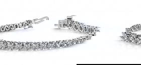 14K WHITE GOLD .75 CTW G-H SI2/SI3 PRONG SET DIAMOND ST