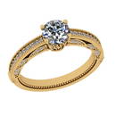 1.30 Ctw VS/SI1 Diamond Style 14K Yellow Gold Engagemen