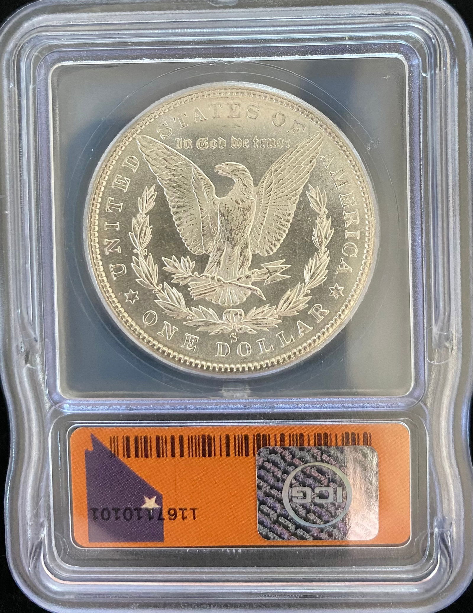 1880-S Morgan Silver Dollar ICG MS67 BU (1 of 2)